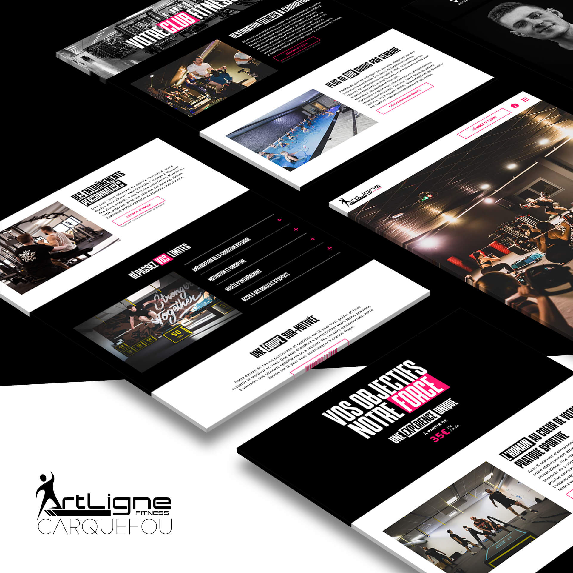 Création du site internet de Artligne à Carquefou (44470) réalisé par l'agence EB spécialisée en site internet à Nantes (44200)