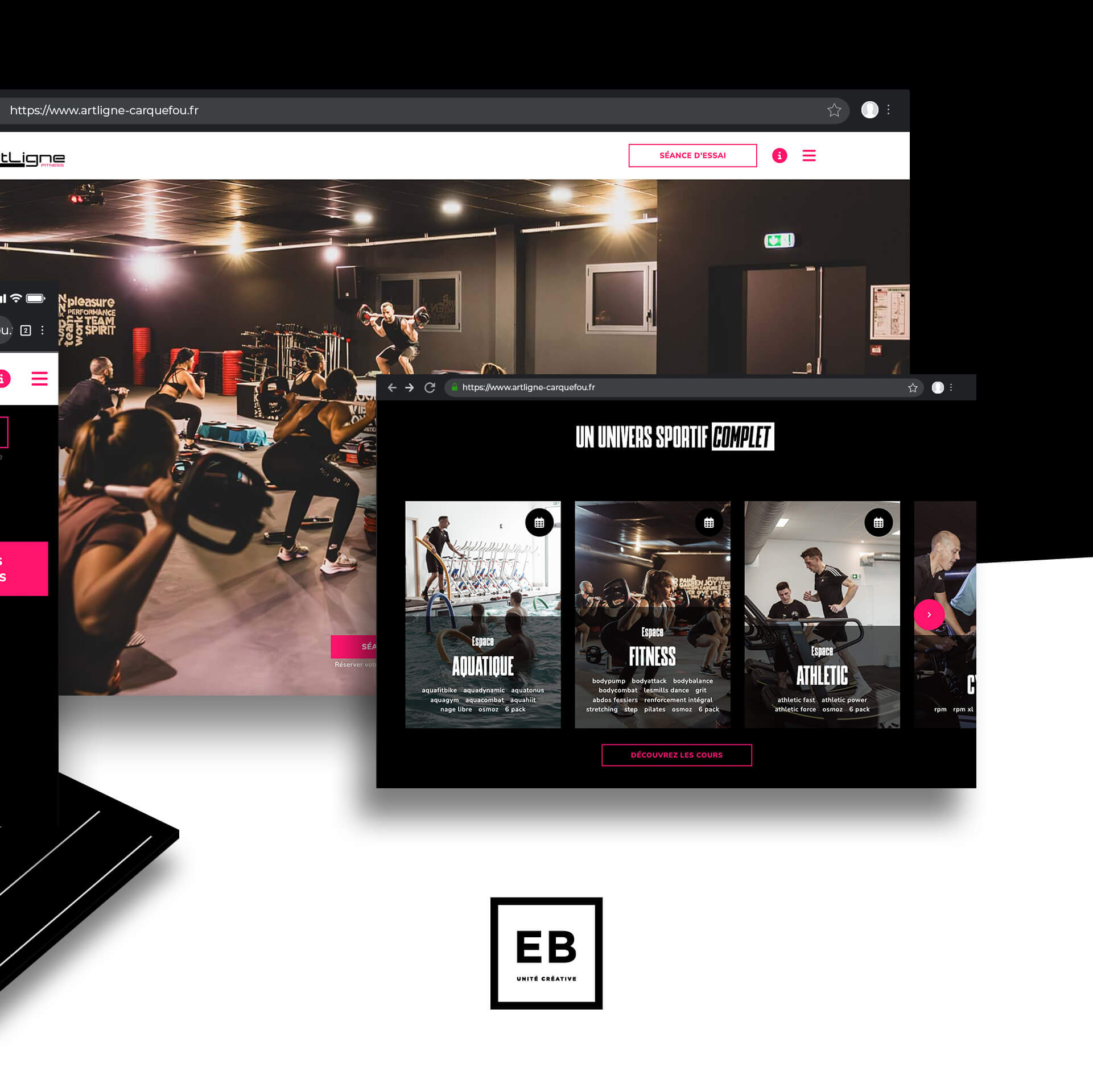 Un site internet optmisé pour le référencement pour Artligne à Carquefou (44470) réalisé par l'agence EB spécialisée en référencement naturelle à Nantes (44200)