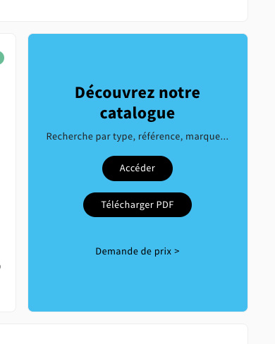 Un élément de l'ergonomie du site de Batterie Concept à Aubigny-Les Clouzeaux (85430) réalisé par l'agence digitale EB à Nantes (44200)