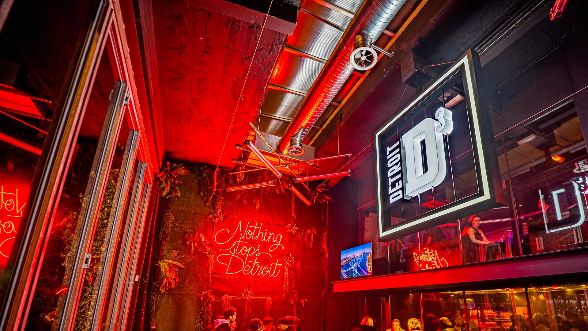 Détail de la décoration pour le site internet du bar D3 à Nantes (44000) réalisé par l'agence de communication digitale EB à Nantes (44200)
