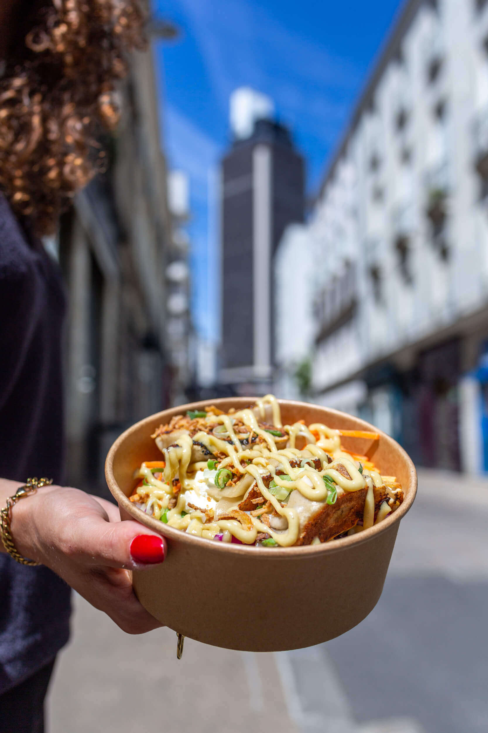 Photo d'un bowl réalisé pour les réseaux sociaux du restaurant dans Nantes (44000) réalisé par l'agence marketing EB à Nantes (44200)